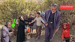 A grandfather's efforts to bring his family back from mountain displacement