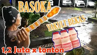 Tutorial cara membuat meriam basoka sederhana dari botol yakult