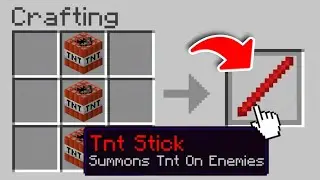 Minecraft But, There Are Custom Sticks...!! #minecraftbut #minecraft