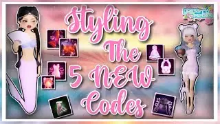 STYLING THE 5 NEW CODES FROM THE SUMMER UPDATE 🏝️☀️| DRESS TO IMPRESS!
