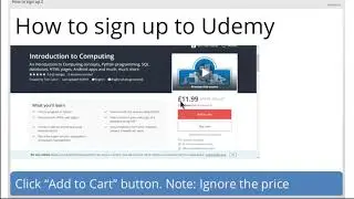 How to sign up to Udemy