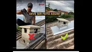 COMO DEVE SER FEITO A VEDACÃO DO CHAMINÉ DA CHURRASQUEIRA