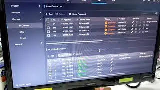 HIK - Ip Camera Initialization from Switch & Add into NVR