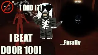 I Beat Door 100! | Roblox | Doors