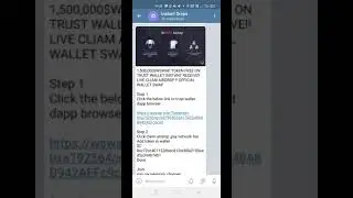 1,500,000$WSWAP TOKEN FREE ON TRUST WALLET INSTANT RECEIVE!! OFFICIAL  WALLET SWAP AIRDROP