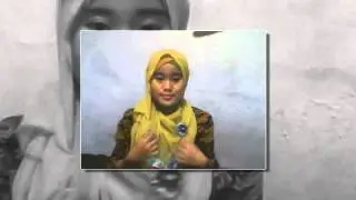Tutorial Hijab Simple Hijau Batik ala Aisyah Syahe