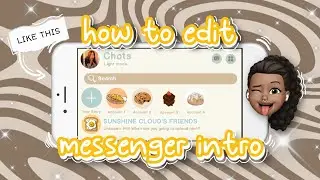 messenger intro tutorial | inspired by moonbeige's intro // sunshine cloud 💫