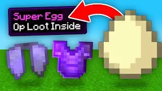 Minecraft, But Eggs Drop EPIC Items