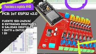 ⚡ OpenPLC como IoT esp32 v2.0 con 8 entradas digitales AC 100-240v como 8 salidas TRIAC con DHT11
