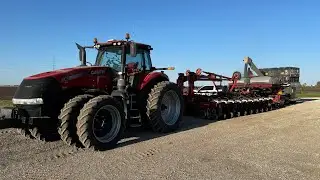 Case Equipment Runnin Full Bore!! Farming Till It Rains!