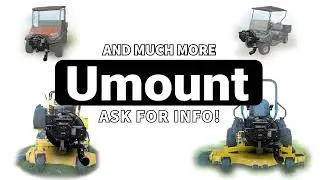 Umount Blower attaches to many machines. Stand on, ZTR Sit Down Mowers, Turf Vehicles, Side by Side.
