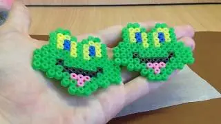 Лягушка из термомозаики