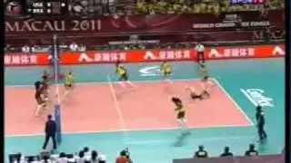 BRASIL VS USA FINAL WORLD GRAND PRIX VOLLEYBALL 2011 - 1 SET