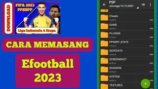 CARA PASANG GAME PPSSPP ! EFOOTBALL PES 2023 PPSSPP