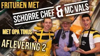 OPA TINUS IS EEN FRIKANDELLEN EXPERT?! | Frituren met Schorre Chef & MC Vals
