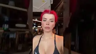 Merve Yalçın göğüs frikik
