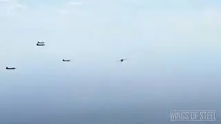 US Airforce versus Japanese Airforce. Dogfighting scenes with Cockpit view.