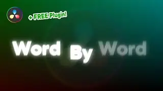 The EASIEST Way to Word by Word Animation With Opacity | Davinci Resolve