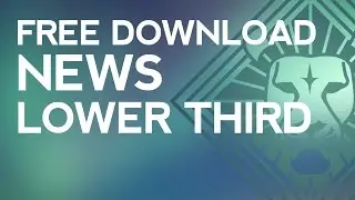 Professional News Lower Third Free Template Download (Sony Vegas)