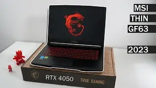 Unboxing MSI Thin GF63 with Nvidia Geforce RTX 4050 - Budget but Powerful Gaming Laptop 