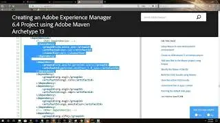 Creating an Adobe Experience Manager 6.4 Project using Adobe Maven Archetype 13