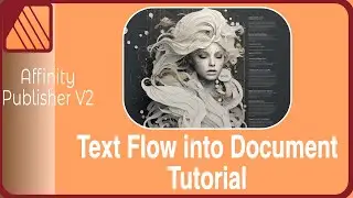 Text Flow Into Document Pages Tutorial With Affinity Publisher V2 On The iPad