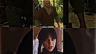 Geralt vs Wednesday 