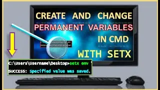 How to Create, Change & Delete any Environment Variable in CMD || SETX Command || Batch Script |⚙️|