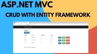 ASP.NET MVC CRUD with Entity Framework | CRUD Operations in MVC