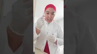 Дәріні флаконнан сорып алу.