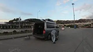 Vw caravelle t5 перевозка мота и разворачивание лагеря.