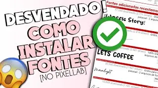 [ATUALIZADO] COMO BAIXAR FONTES NO PIXELLAB•PASSO A PASSO