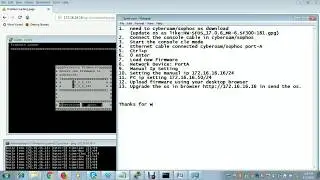 How to install Cyberoam OS or Sophos OS