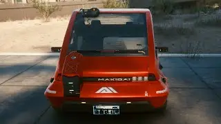 Cyberpunk 2077 - Makigai MaiMai P126 2032 - Car Show Speed Jump Crash Test . 4K 60fps.