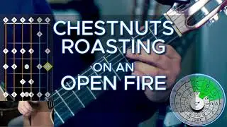 Live Fretboard: The Christmas song/Chestnuts Roasting on an Open Fire - No￼vice arrangement in G