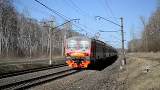 Электровоз 2ЭС6-1273 и электропоезд ЭД4М-0344 | Перегон Восточная - Буготак