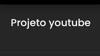 animação projeto youtube