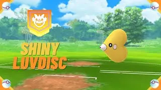 A Wild ✨ Shiny Luvdisc ✨ Appeared! [Pokemon GO] #shorts