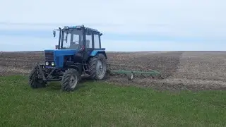 мТз-82 боронование будущих паров