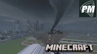 Tornadoes vs City Map | ProtoManly's Weather Mod | Minecraft 1.21.1