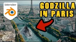 How I Made a Godzilla VFX scene in Blender