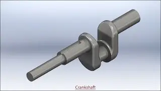 Crankshaft Assembly || SolidWorks Tutorial