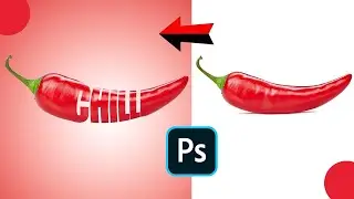 Photoshop Tutorial - Photo Manipulation In photoshop Typography | Chili pepper text overlay tutorial