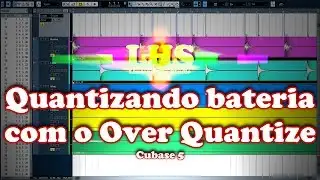 Quantizando bateria com o Over Quantize - Cubase 5 - Português do Brasil