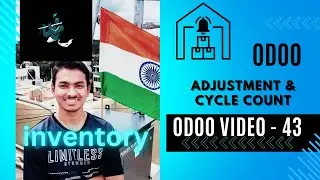 odoo adjustment & cycle count || odoo video - 43 || odoo practice