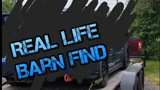 Real Life Forza Barn Find - Starting the Resurrection of my new project car!!!