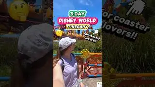 EASY Disney Itinerary for Coaster Lovers! 🎢🏰 (BEST 3-Days of Disney World Coasters)