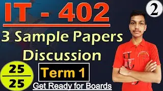IT 402 Term 1 Sample Paper - 02 || Term 1 Sample Paper IT 402 || With Solutions || IT 402 Class 10