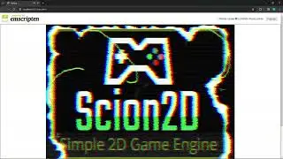 SCION_2D in Emscripten - Short Video