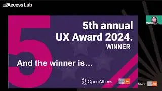 OpenAthens UX Award 2024